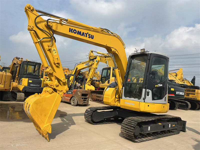 7.8 Ton Jepang Digunakan Komatsu PC78us Crawler Excavator PC78US-6 Mini Digger