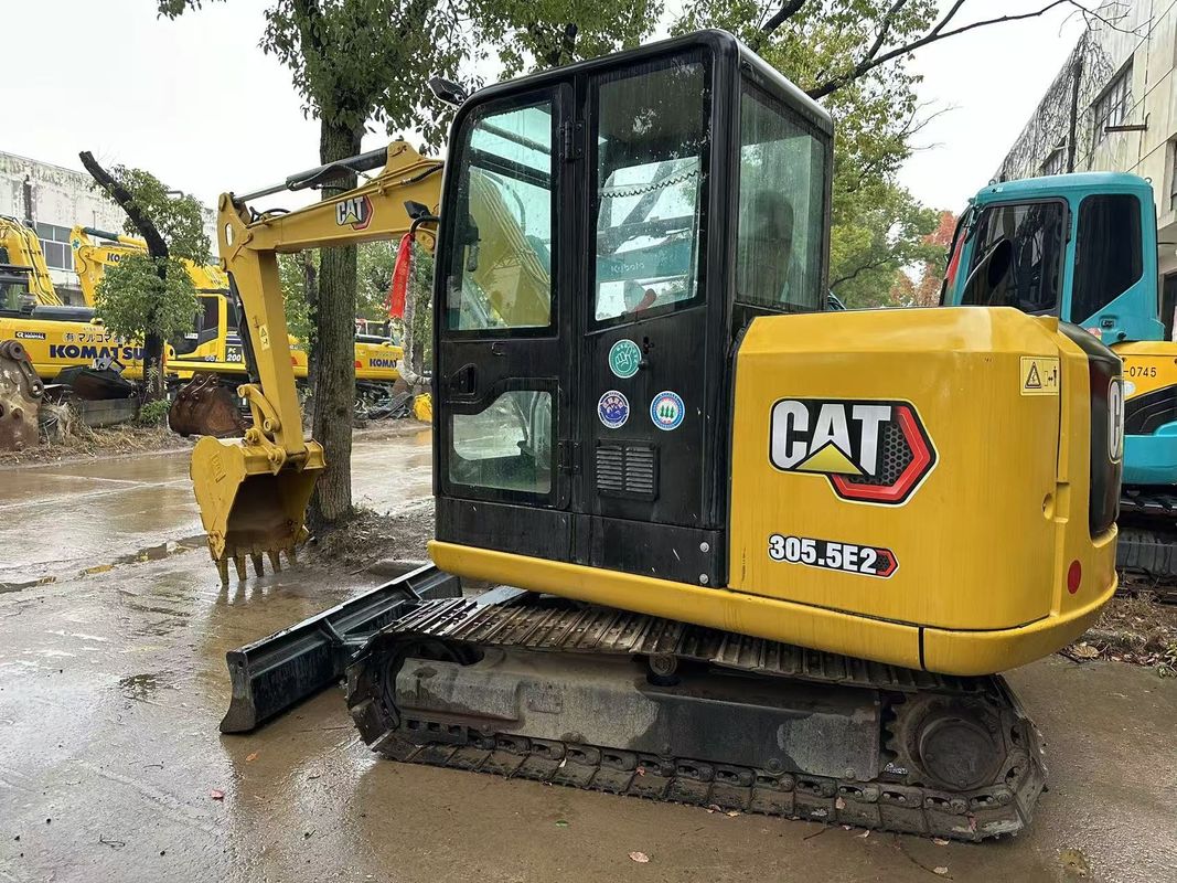 5.5 Ton Digunakan CAT 305.5E Caterpillar 305.5 Mini Crawler Excavators