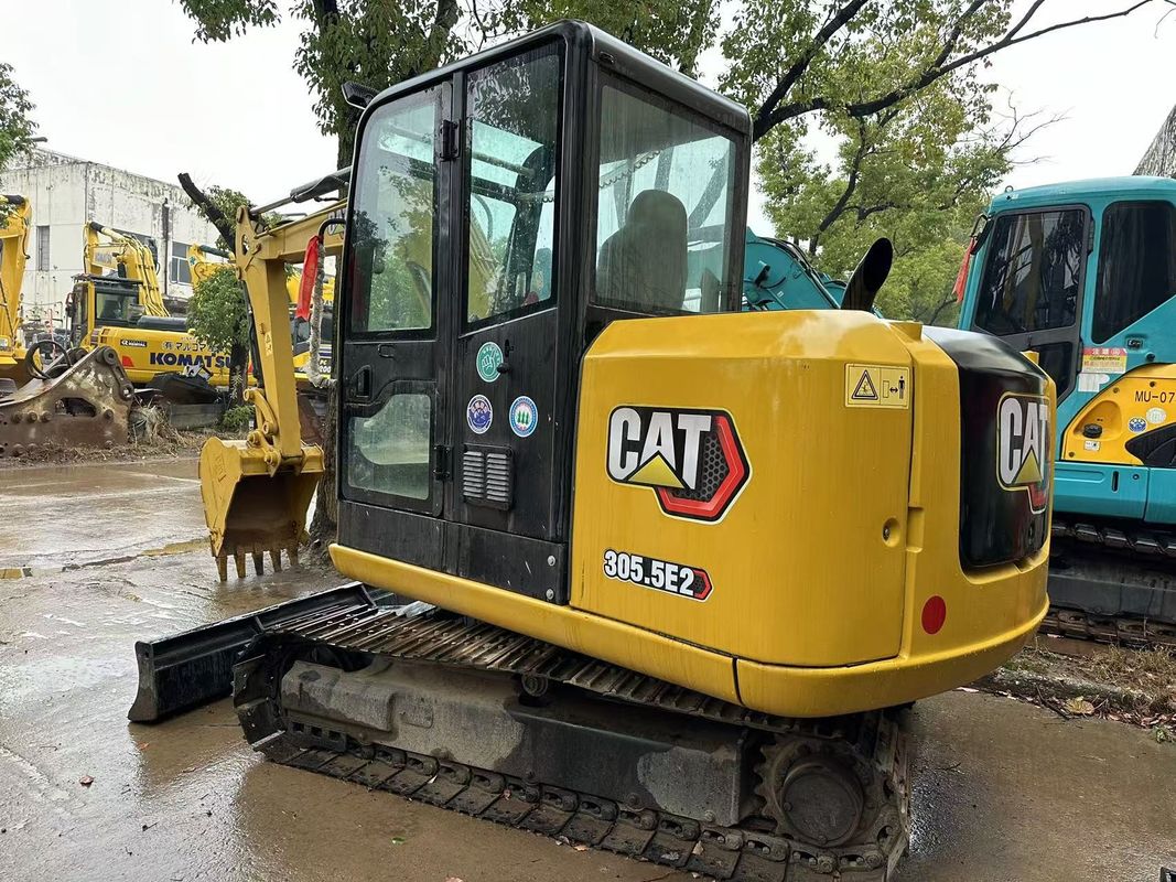 5.5 Ton Digunakan CAT 305.5E Caterpillar 305.5 Mini Crawler Excavators