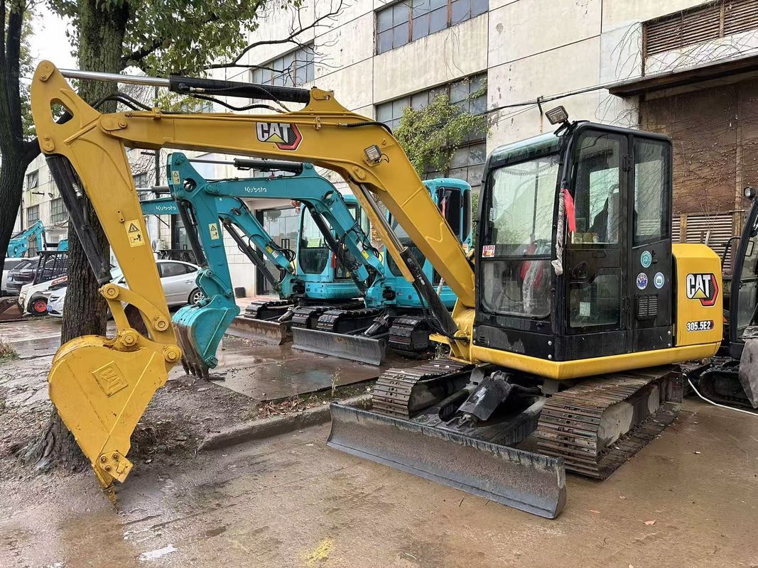 5.5 Ton Digunakan CAT 305.5E Caterpillar 305.5 Mini Crawler Excavators
