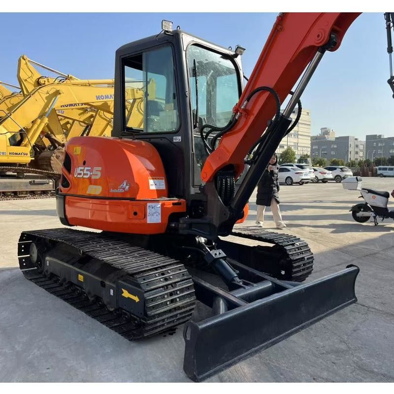 Kubota KX155 Jepang Excavator 36.5 KN Bucket Digging Force untuk Konstruksi
