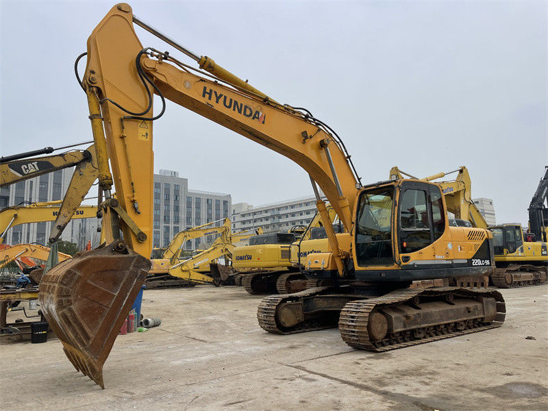 Performa tinggi digunakan Original Hyundai 220LC-9S Excavator dengan 112 KW Mesin Daya