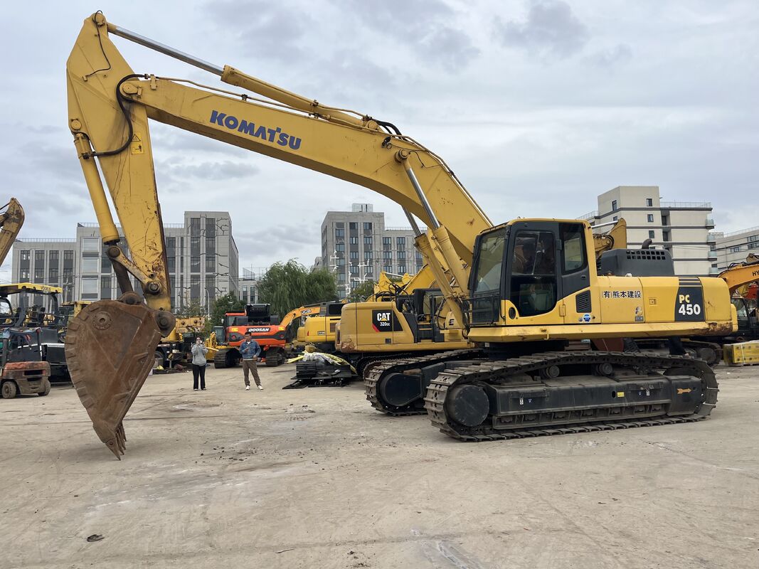 Ekskavator Perayap Hidraulik Bekas Komatsu PC450-8 45 Ton Besar dengan Emisi Tier 3 dan Mesin 257 KW