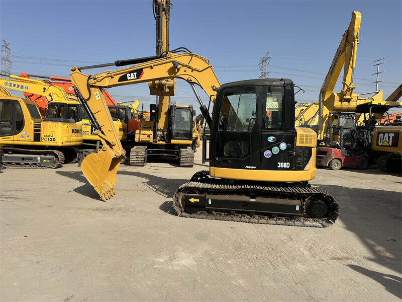 Ekskavator mini Caterpillar 308D bekas 8 ton Ekskavator Cat untuk dijual