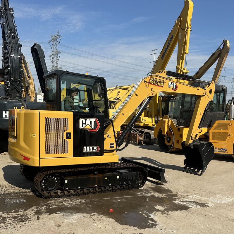 Cat baru 305.5 Excavator 5,5 ton Caterpillar 305.5 Mini Crawler Excavators