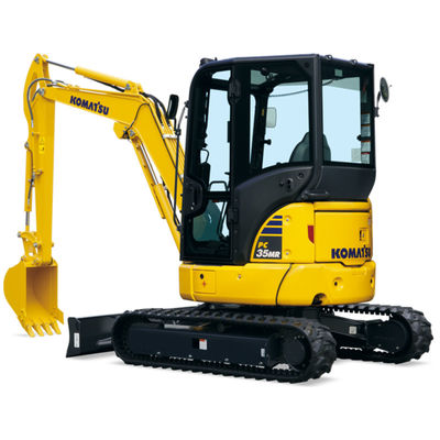 PC35 Digunakan Mini Excavator Komatsu Crawler Excavator Penggali Pertanian