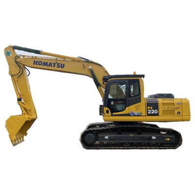 22 Ton Excavator Jepang Ekskavator Komatsu PC220 Bekas Untuk Konstruksi