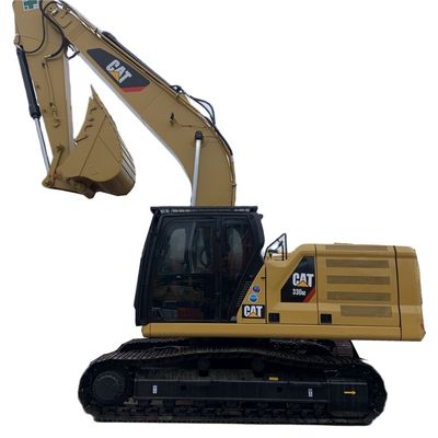 Digunakan Peralatan Penggali Tangan Kedua Caterpillar 330GC Excavator 30 Ton Besar