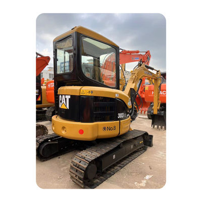 Digunakan CAT mini Excavators Caterpillar 303C CR Crawler Excavator