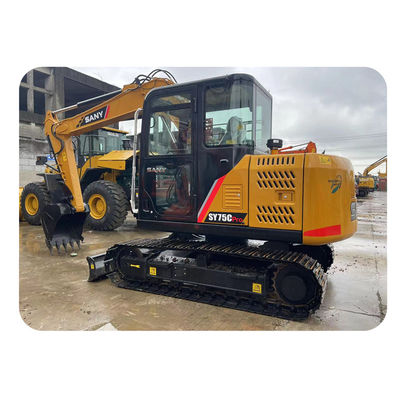 Digunakan Sany SY75C Pro Mini Excavator tangan kedua 7.5 Ton Sany Mini Digger