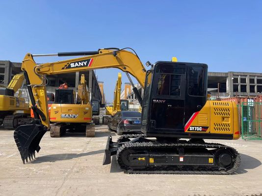 Digunakan Sany SY75C Excavator Mini 7.5 Ton Sany Excavator