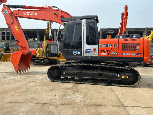 Digunakan Hitachi Zx200 Excavator Digunakan Jepang 20 Ton Diggers Mesin Pindah Bumi
