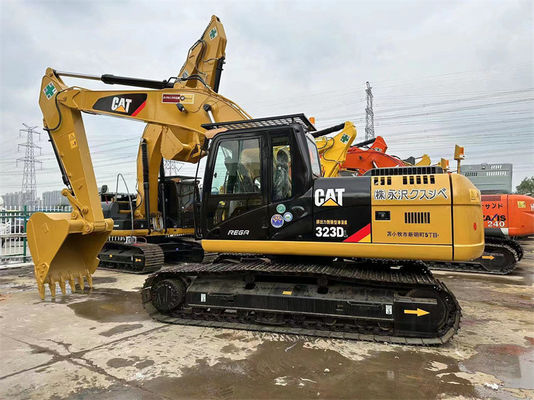 Cat Crawler Excavator 323DL yang asli Digunakan Caterpillar 320D 323D Excavator
