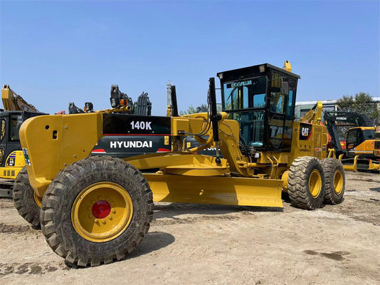 CAT 140K Motor Grader yang digunakan Caterpillar 140 Grader Peralatan Penggerak Bumi