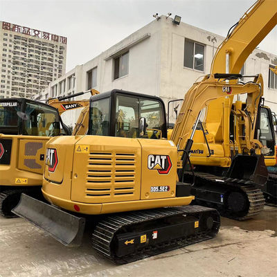CAT 305.5E2 Excavator kecil 5 ton dengan jari dan pisau