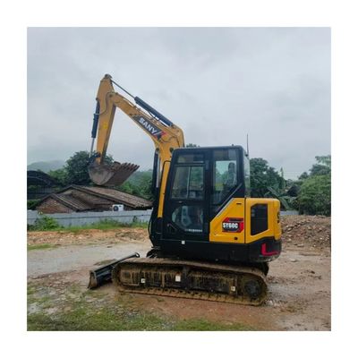 Cina Sany SY60C Pro Digger bekas tangan kedua 6 Ton Sany sy60 Mini Digger