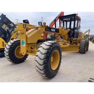 CAT 140H Motor Grader dengan mesin Cina yang kuat Peralatan jalan bekas