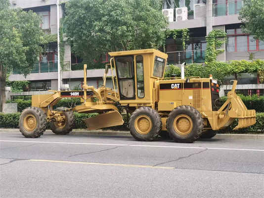 Original CAT 140H Motor Grader yang digunakan Caterpillar 140 grader