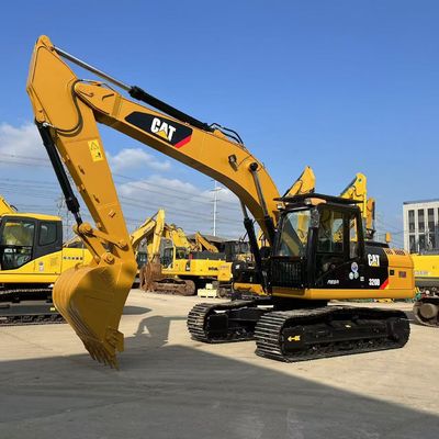 20 Ton CAT 320D Excavator Kondisi yang sangat baik Ukuran medium Untuk konstruksi pertambangan