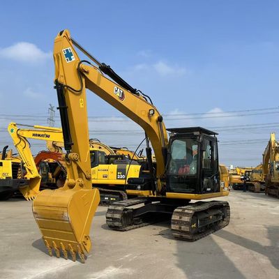 12 Ton CAT 312D Excavator Dengan Sepatu Karet Mesin C4.4