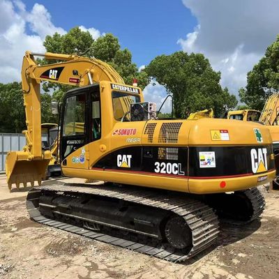 110 KW CAT 320CL Hydraulic Excavator dengan Jalur 600mm