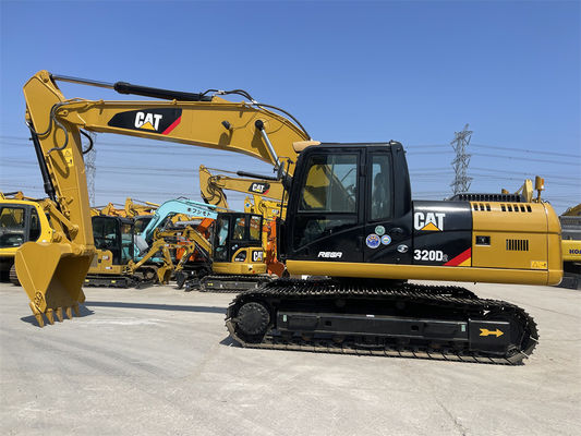 Digunakan Caterpillar 320D2 Excavator 20 Ton Medium Cat Excavator