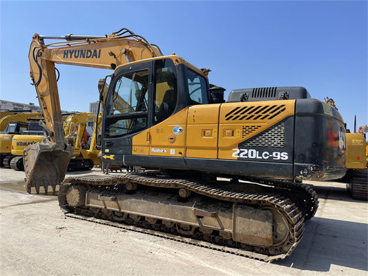 Warna asli Korea digunakan Hyundai R220LC-9S Excavator Hyundai 220 Crawler Digger