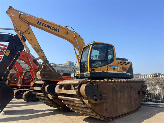 Ekskavator bekas Hyundai R150LC-9 ekskavator amfibi