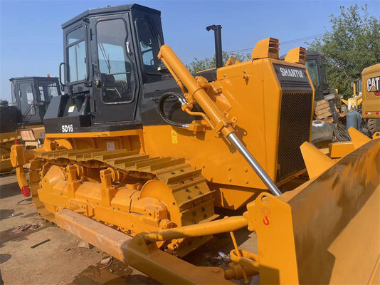 Cina Digunakan SHANTUI SD16 Bulldozer Tangan Kedua Dozer Traktor Siap Bekerja