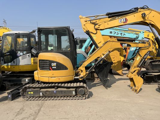 Bekas Mini Digger CAT 303E 3 Ton Caterpillar 303 Mini Excavator Crawler